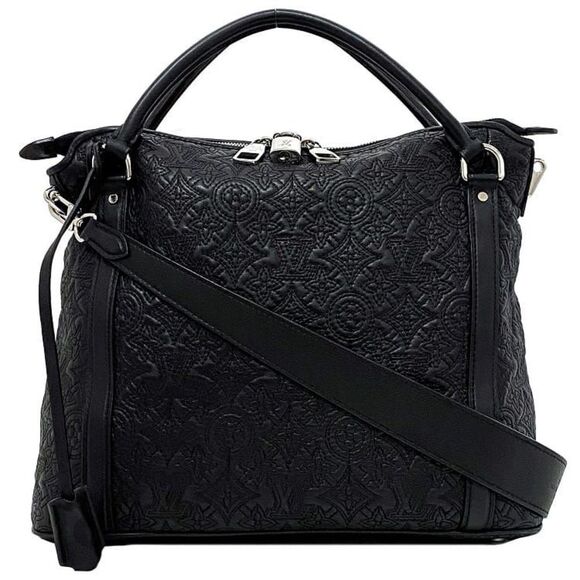 Louis Vuitton Ixia PM Black Silver Noir Monogram Antia - Picture 1 of 9